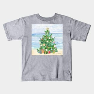 Coastal Christmas B Kids T-Shirt